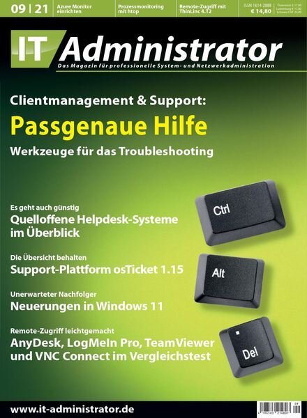 IT-Administrator – September 2021 Cover
