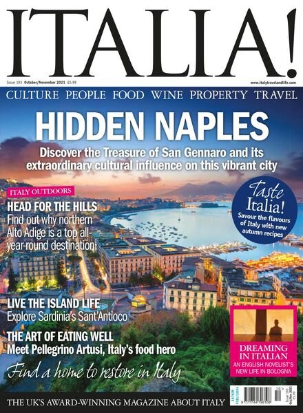 Italia! Magazine – October 2021 Cover