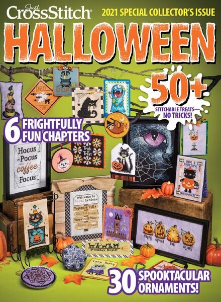 Just CrossStitch – Halloween 2021 Cover
