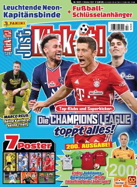 Just Kick-it! – September 2021 Cover