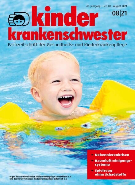 Kinderkrankenschwester – August 2021 Cover