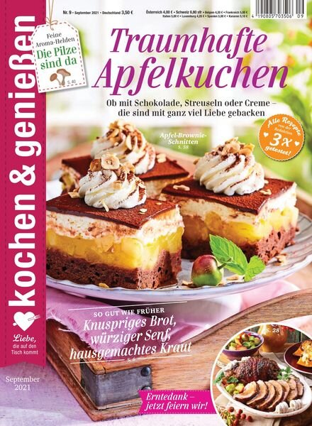 kochen & geniessen – 25 August 2021 Cover