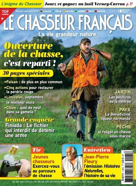 Le Chasseur Francais – septembre 2021 Cover