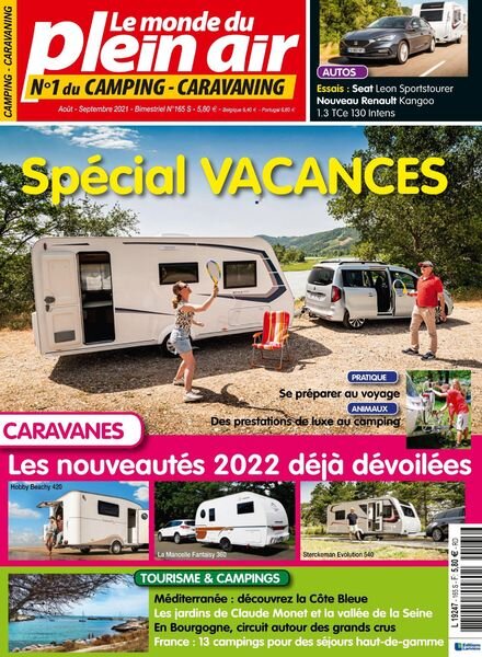 Le Monde du Plein-Air – Aout-Septembre 2021 Cover