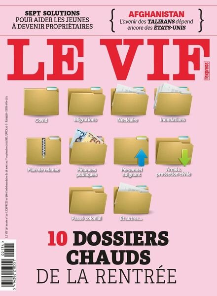 Le Vif L’Express – 26 Aout 2021 Cover