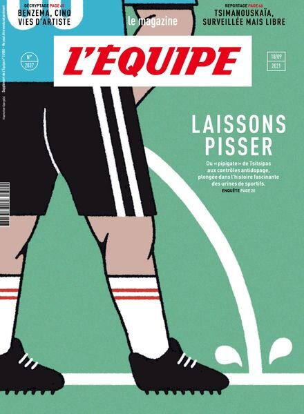 L’Equipe Magazine – 18 Septembre 2021 Cover