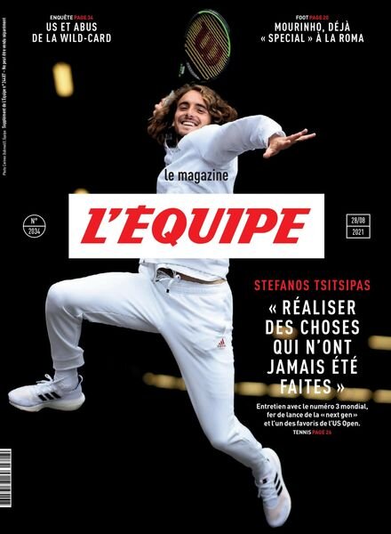 L’Equipe Magazine – 28 Aout 2021 Cover