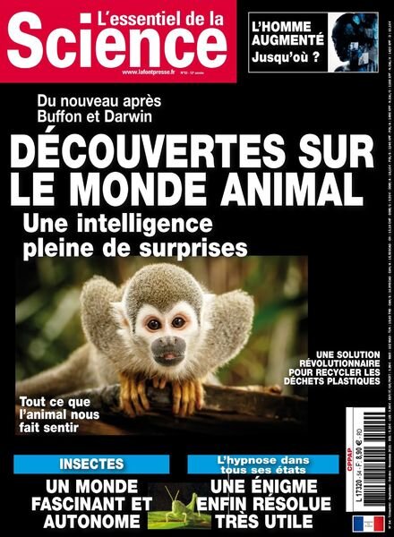 L’Essentiel de la Science – Septembre-Novembre 2021 Cover