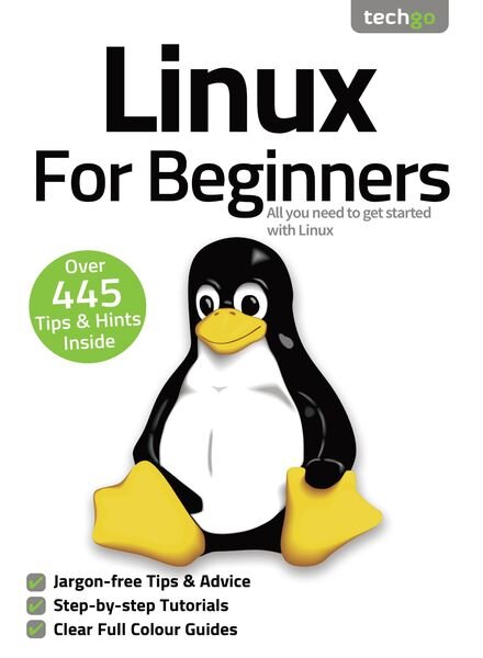 Linux For Beginners – August 2021 Cover