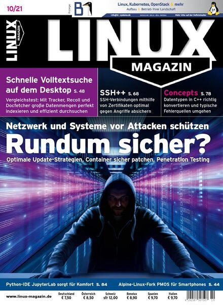 Linux Magazin germany – Oktober 2021 Cover