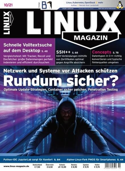 Linux-Magazin – Oktober 2021 Cover