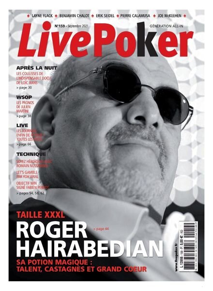 Live Poker – Septembre 2021 Cover