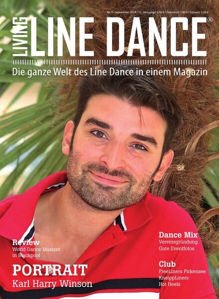 Living Line Dance – September 2019 Cover