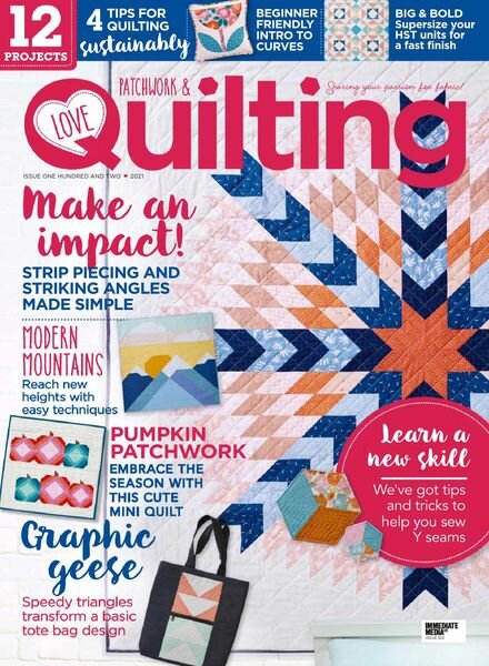 Love Patchwork & Quilting – October 2021 Cover