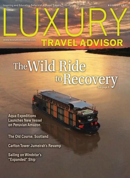 Luxury Travel Advisor – August 2021 Cover