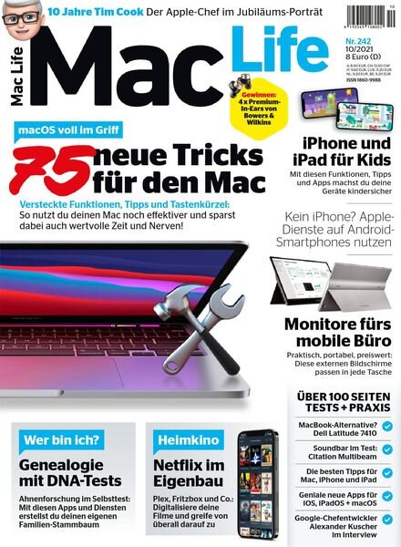 MacLife – Oktober 2021 Cover