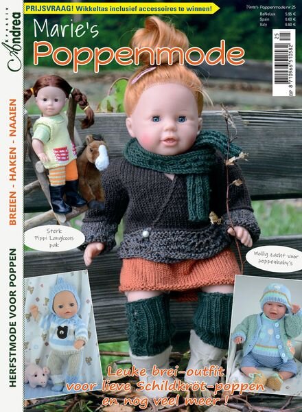 Marie’s Poppenmode Dutch Edition – augustus 2021 Cover