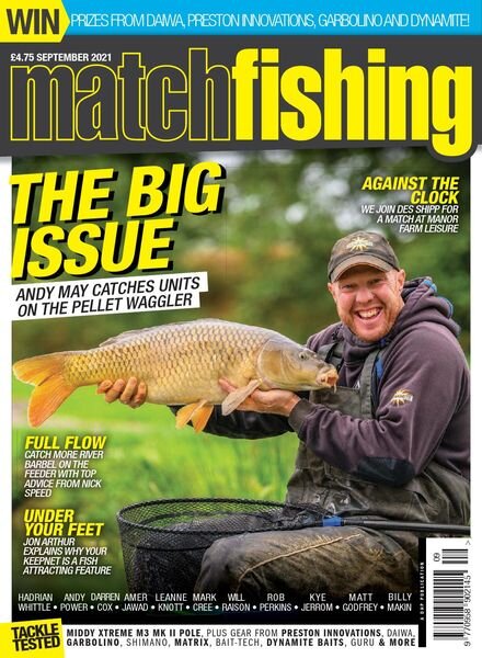 Match Fishing – September 2021 Cover