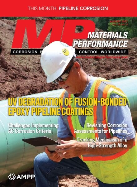 Materials Performance – August 2021 Cover