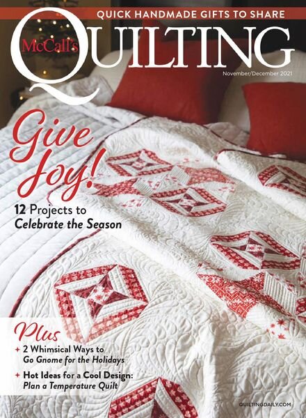 McCall’s Quilting – November-December 2021 Cover