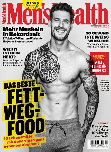 Men’s Health Germany – Oktober 2021 Cover