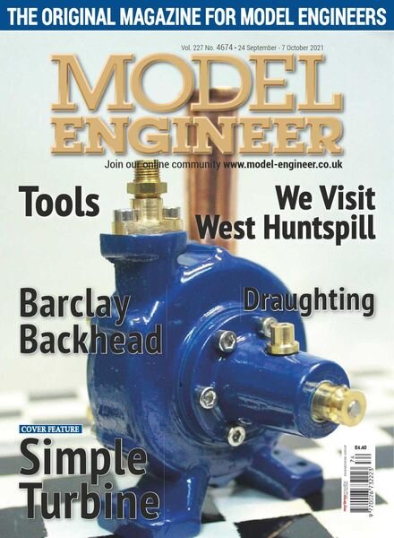 Model Engineer – Issue 4674 – 24 September 2021 Cover