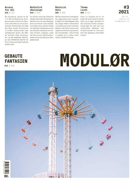 Modulor – 14 August 2021 Cover
