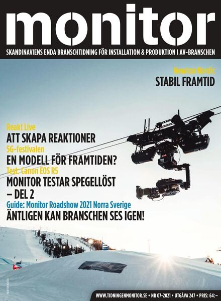 Monitor – 07 september 2021 Cover