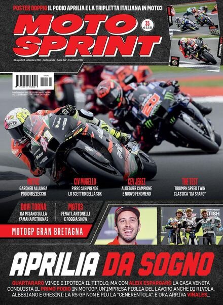 Moto Sprint – 31 Agosto 2021 Cover