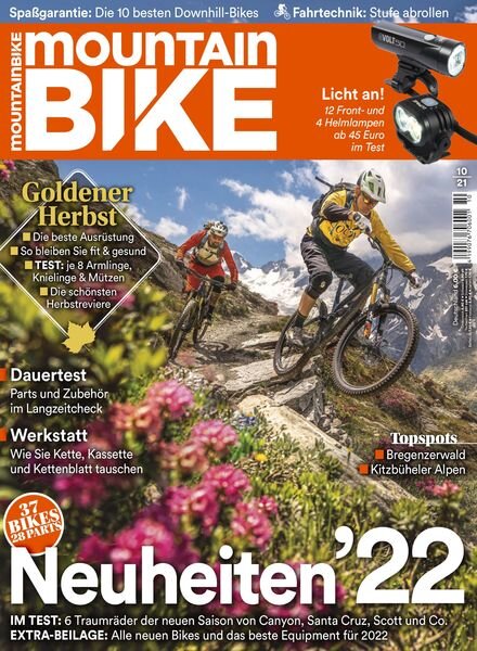 MOUNTAINBIKE – September 2021 Cover