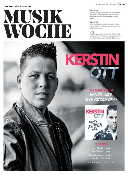 MusikWoche – 06 September 2021 Cover