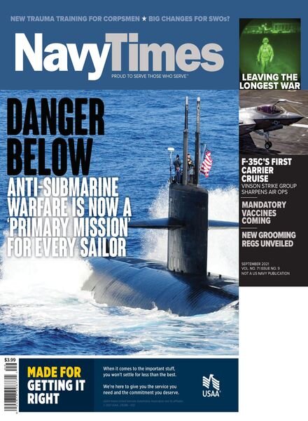Navy Times – September 2021 Cover