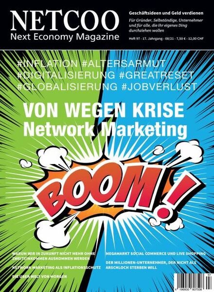 Netcoo Next Economy Magazine – 30 August 2021 Cover