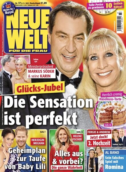 Neue Welt – 08 September 2021 Cover