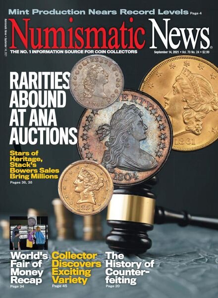 Numismatic News – September 14, 2021 Cover