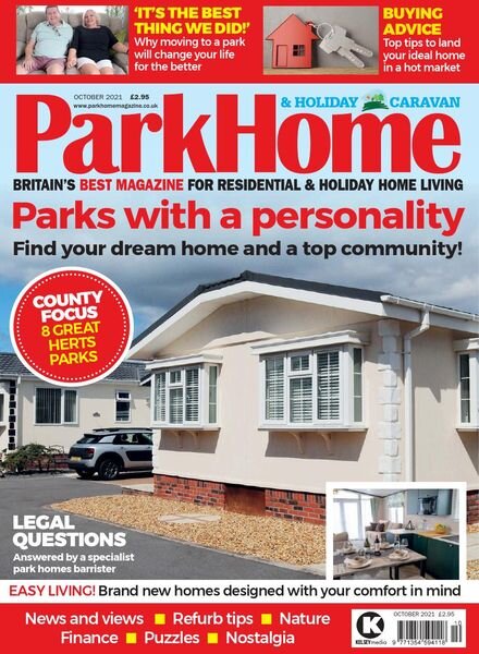 Park Home & Holiday Caravan – October 2021 Cover