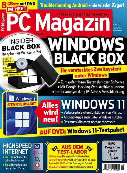 PC Magazin – Oktober 2021 Cover