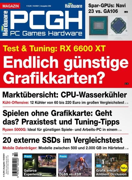 PCGH – Oktober 2021 Cover