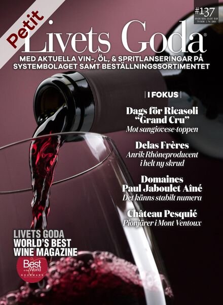 Petit Livets Goda – 23 november 2019 Cover