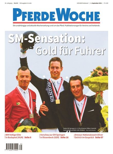 PferdeWoche – 01 September 2021 Cover