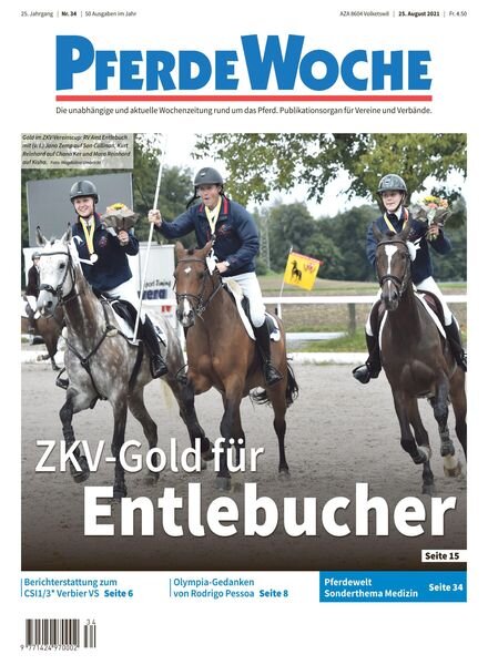 PferdeWoche – 25 August 2021 Cover