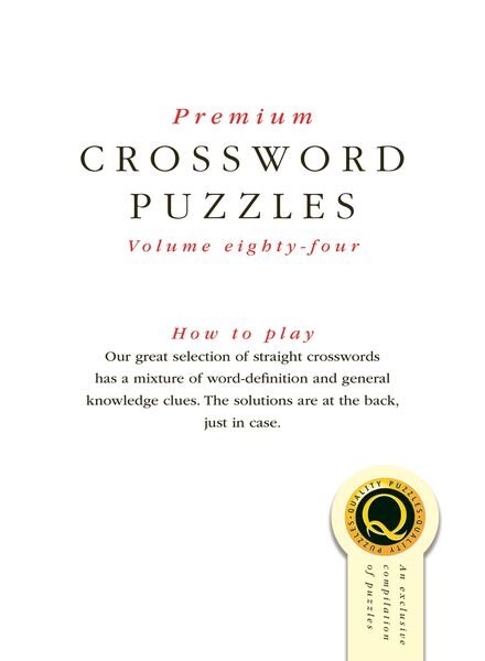 Premium Crosswords – August 2021 Cover