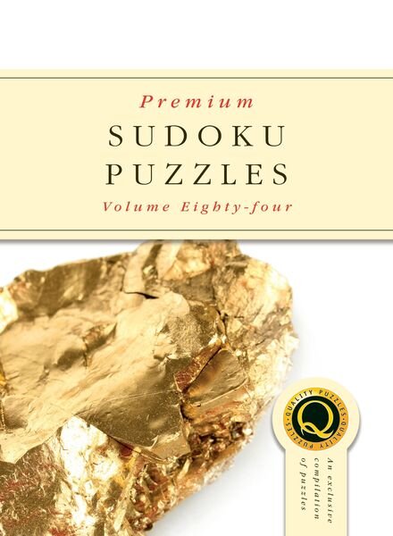 Premium Sudoku – August 2021 Cover