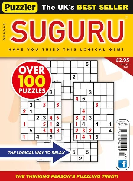 Puzzler Suguru – September 2021 Cover
