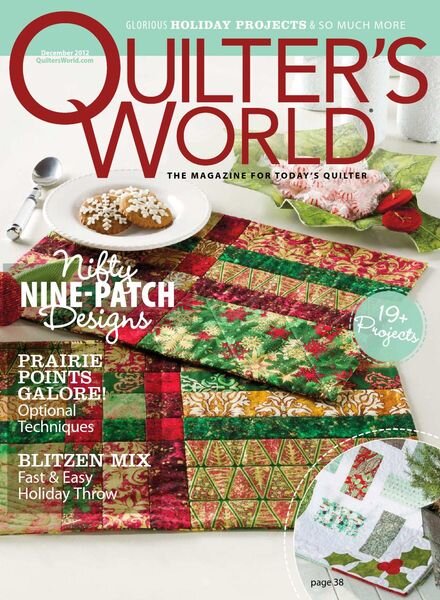 Quilter’s World – December 2012 Cover