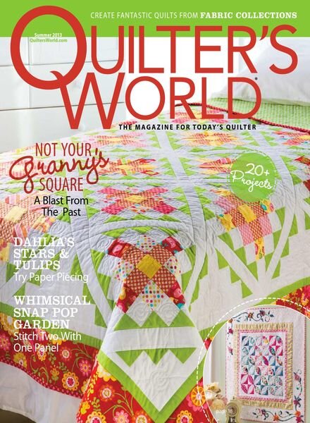 Quilter’s World – Summer 2013 Cover
