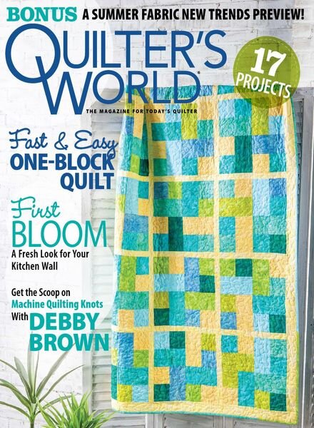 Quilter’s World – Summer 2020 Cover
