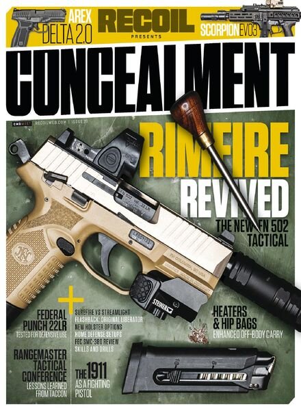 RECOIL Presents Concealment – August 2021 Cover