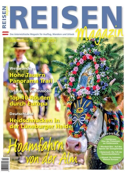 REISEN-Magazin – September 2021 Cover
