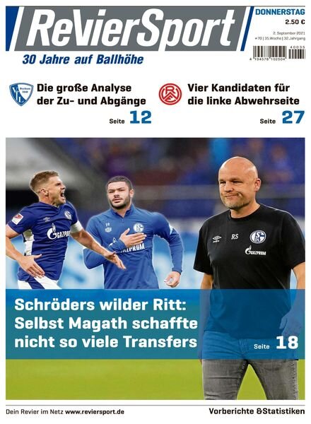 RevierSport – 02 September 2021 Cover